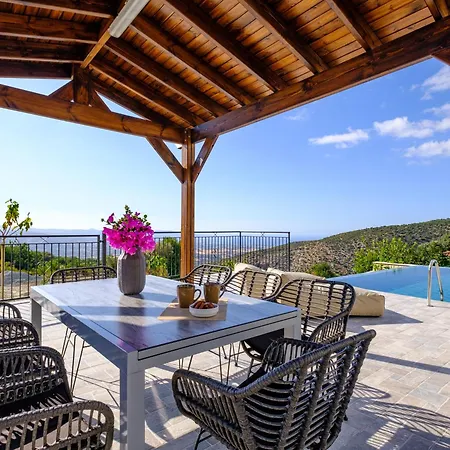 Magnificent Holiday With Pool And Stunning Sunset Views All Yours Peristerona (Paphos)